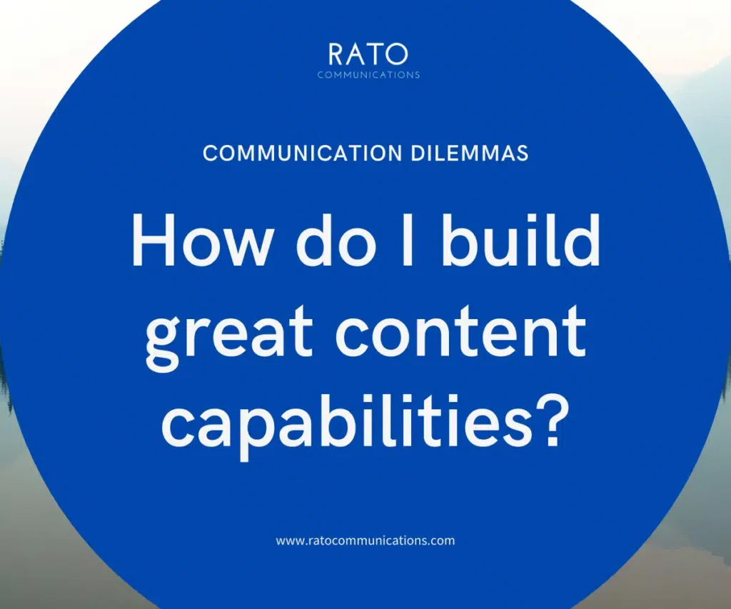 Content Marketing Capabilities