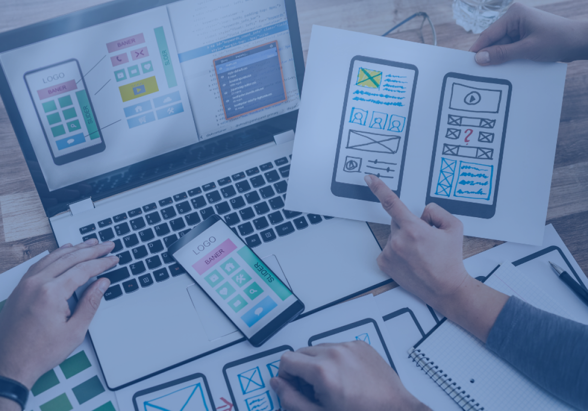 Website wireframes